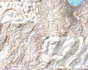 Landkarte Burhale-Bukavu
